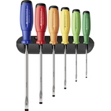 PB Swiss PB 38240.H RB RainBow SwissGrip Evo screwdriver set with wall mount