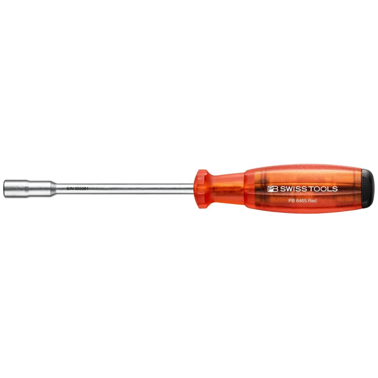 PB Swiss PB 6465.Red CBB - Insider Long – universal holder for 1/4” bits, including 8 C6 Precision Bits