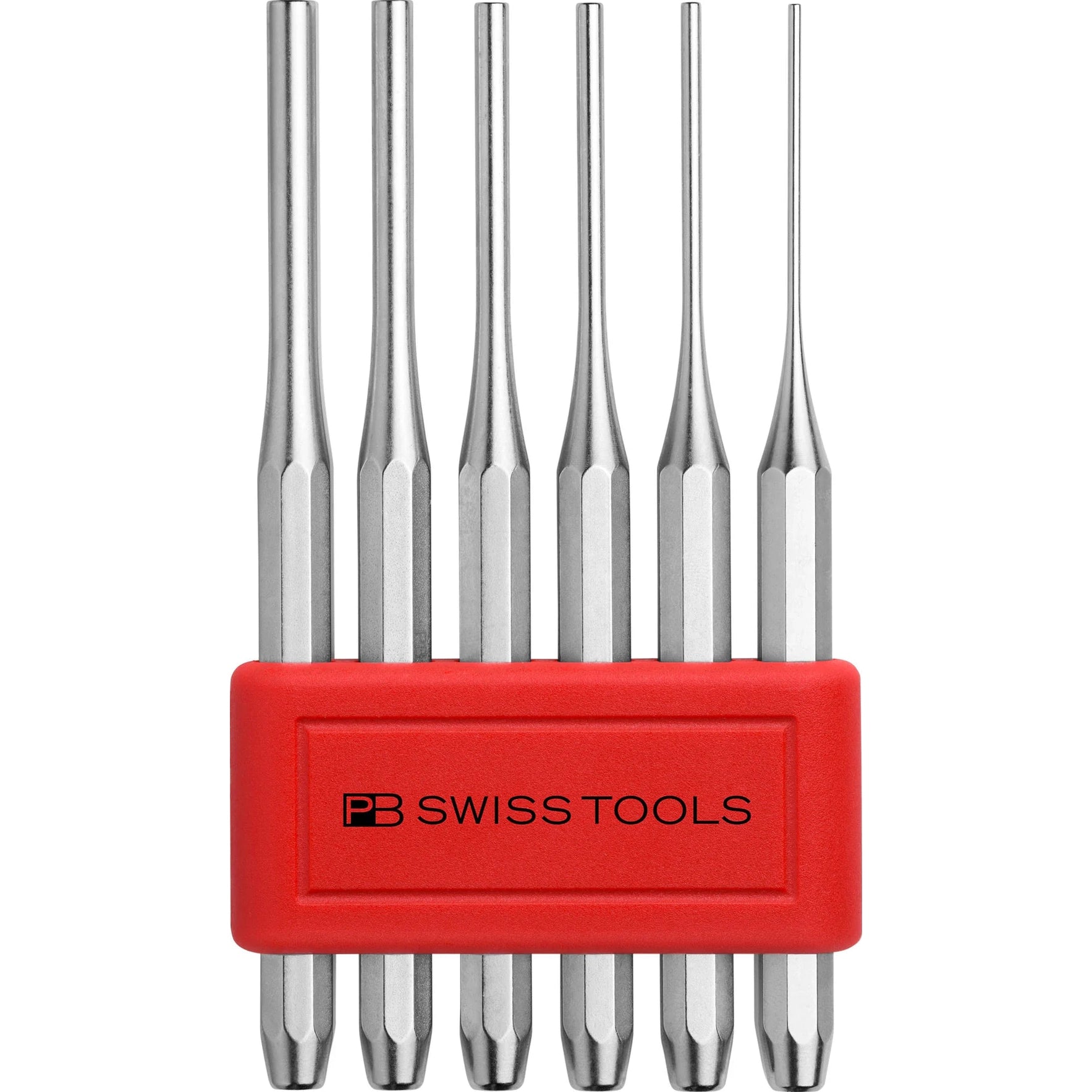 PB Swiss PB 755.B CN - Pin punch, drift punch, octagonal, set in practical plastic holder