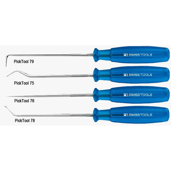 PB Swiss PB 7680.CN - PickTool, Multicraft Handle, 4-Piece Set in Self-Service Packaging