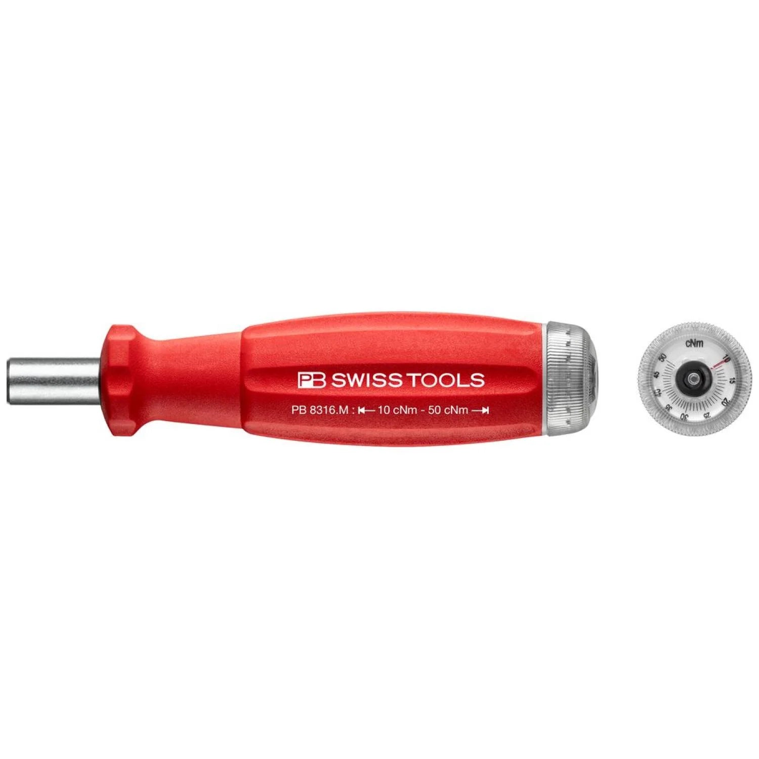 PB Swiss PB 8316.M 10-50 cNm - MecaTorque, Torque Screwdriver with Analog Scale