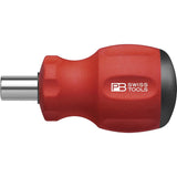 PB Swiss PB 8452.M-10 - SwissGrip Stubby Universal Bit Holder, for Precision Bits C 6.3 and E 6.3 1/4"