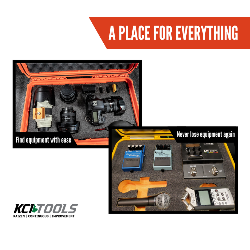 Pelican 1610 Case - Kaizen Inserts