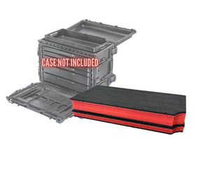 FastCap - Kaizen Foam Sheets | 57mm Thickness - Available in Pack of 2 |  Customizable Foam | Shadow Board Foam Insert | Tool Organizer Foam (Black)