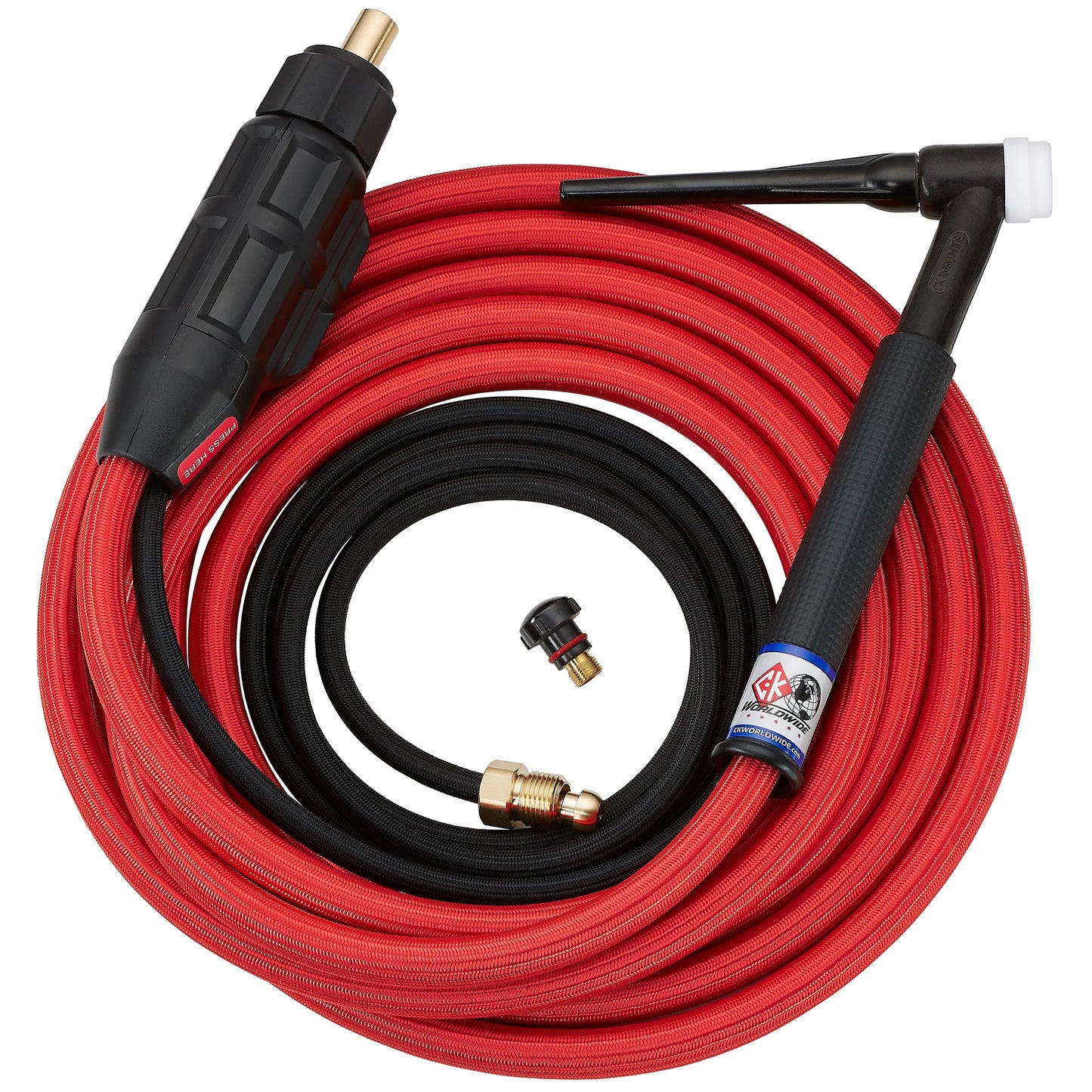 PrimeWeld CK TL26 Air Cooled Trim-Line TIG Torch Kit, Flex, 200A, 12.5 with Dinse Connector