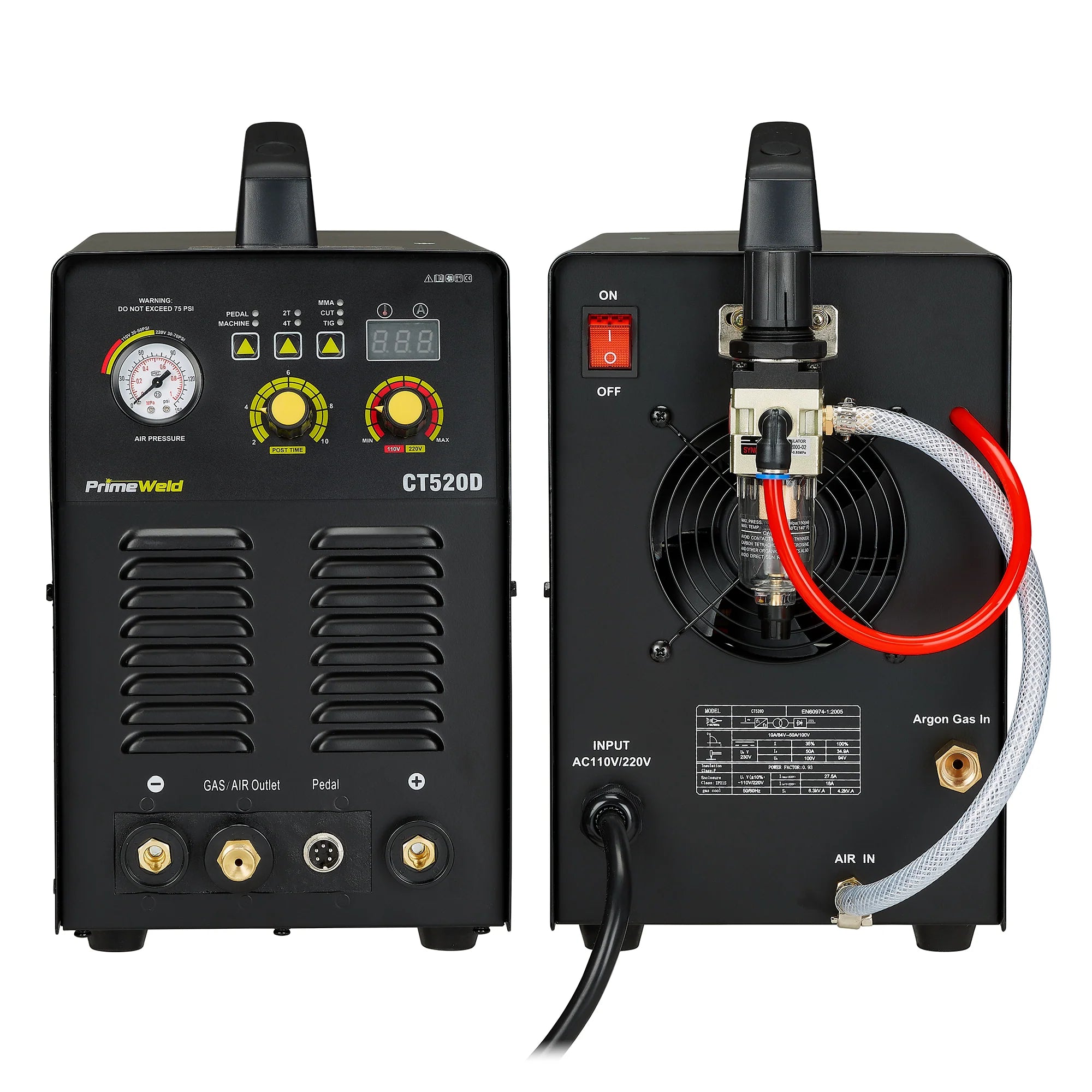 PrimeWeld CT520D 50A Plasma Cutter Welder Combo