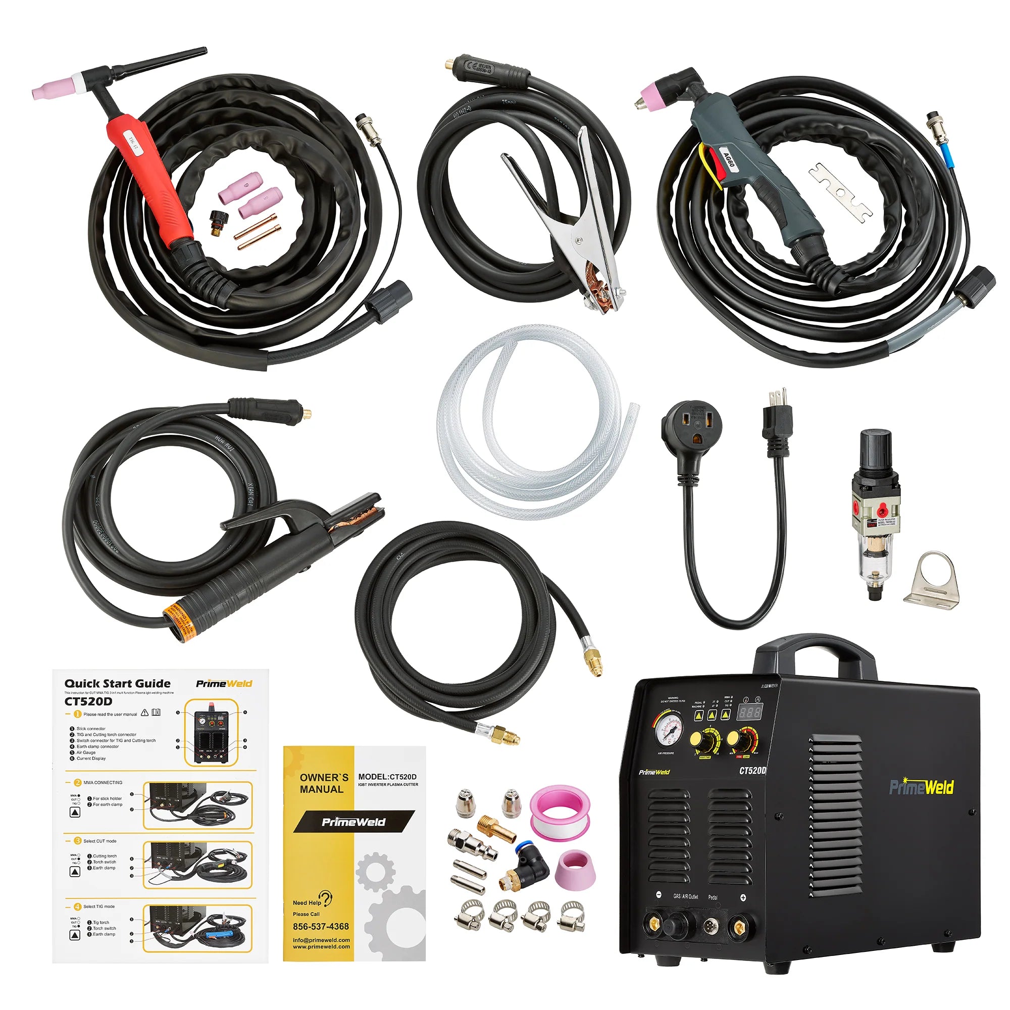 PrimeWeld CT520D 50A Plasma Cutter Welder Combo