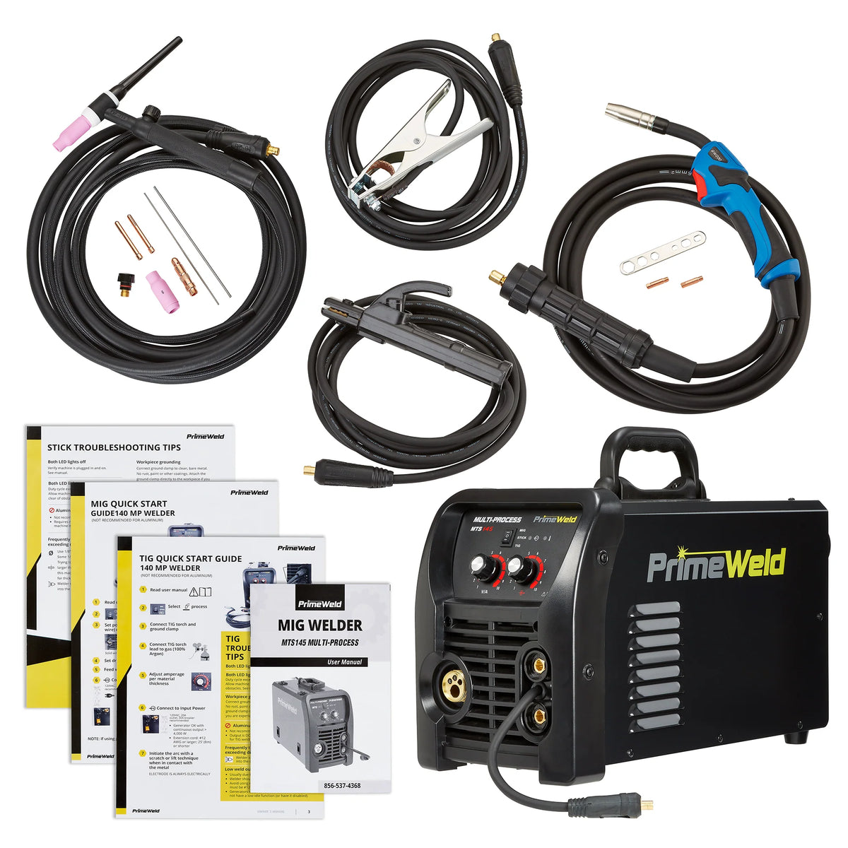 PrimeWeld MTS145 MULTI PROCESS MIG, TIG, STICK – KCI Tools