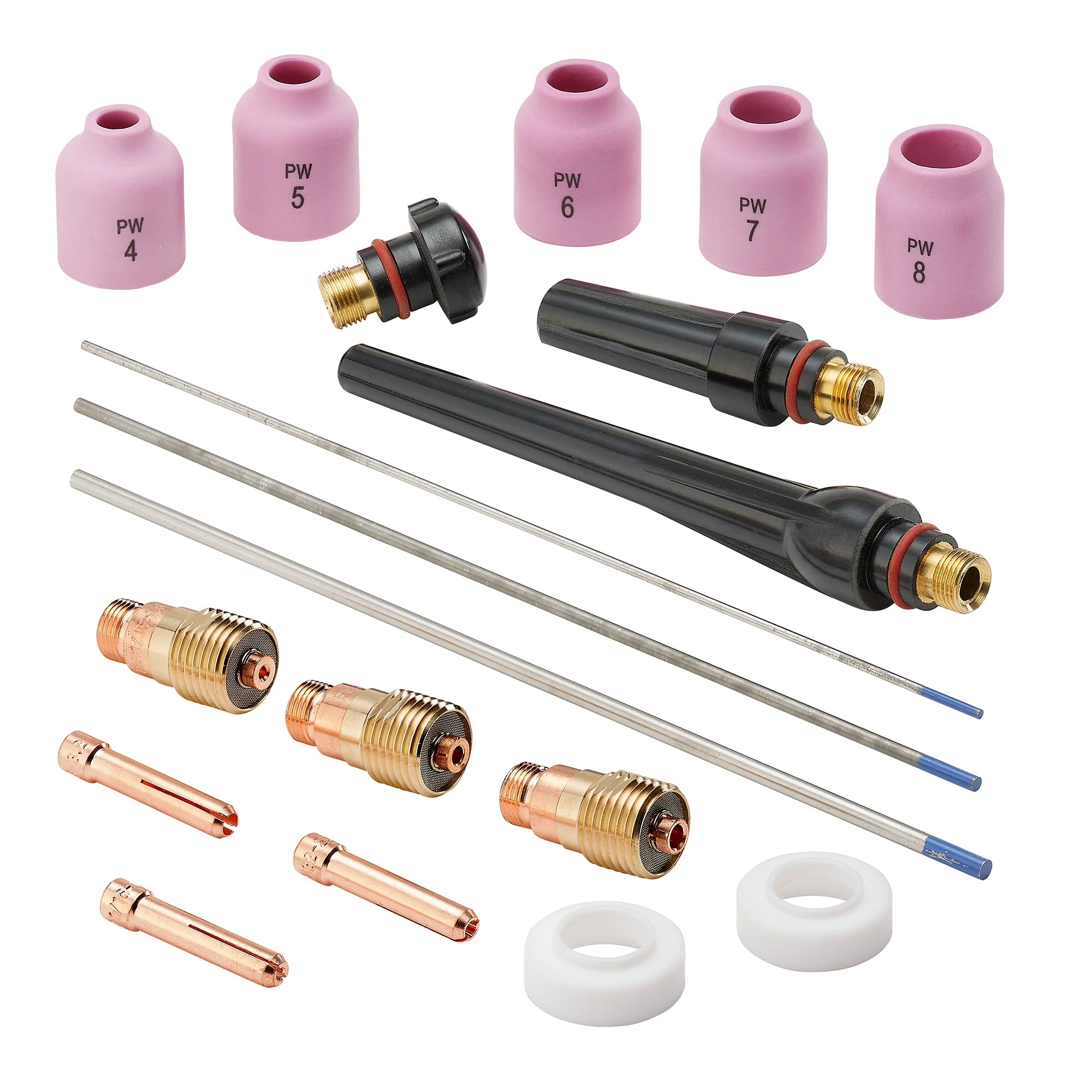 PrimeWeld Stubby Gas Lens Kit for #17,18,26 Torches