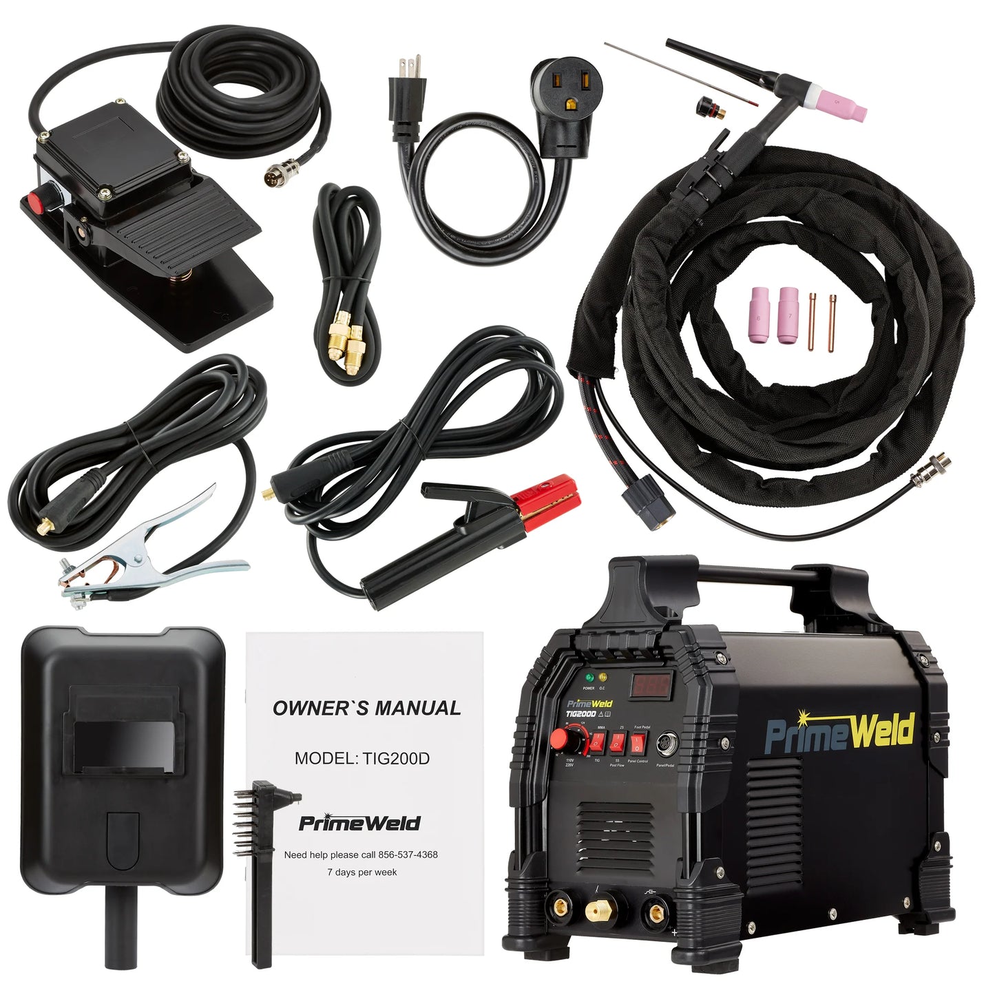 PrimeWeld TIG200-D Inverter 200-Amp TIG Welder