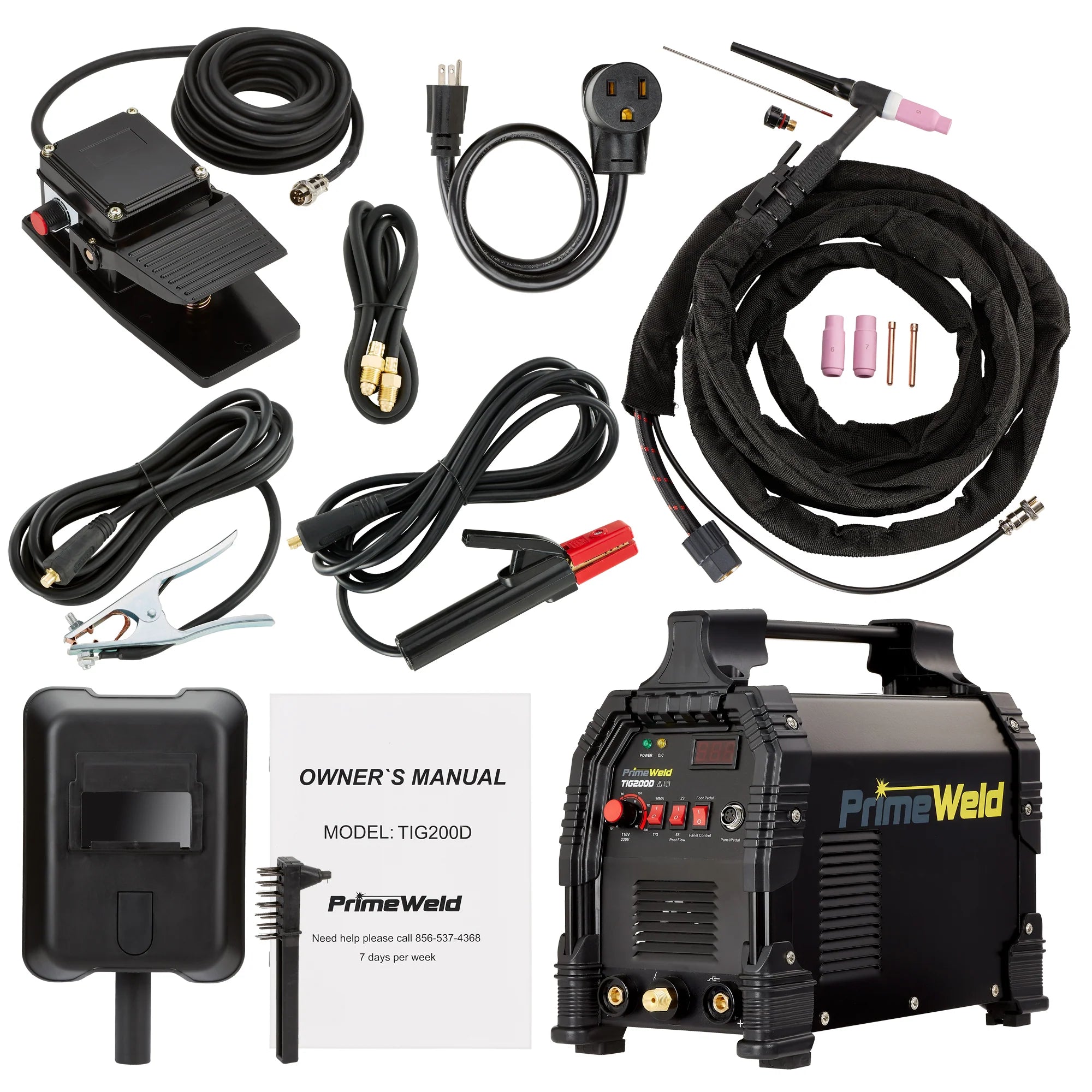 PrimeWeld TIG200-D Inverter 200-Amp TIG Welder