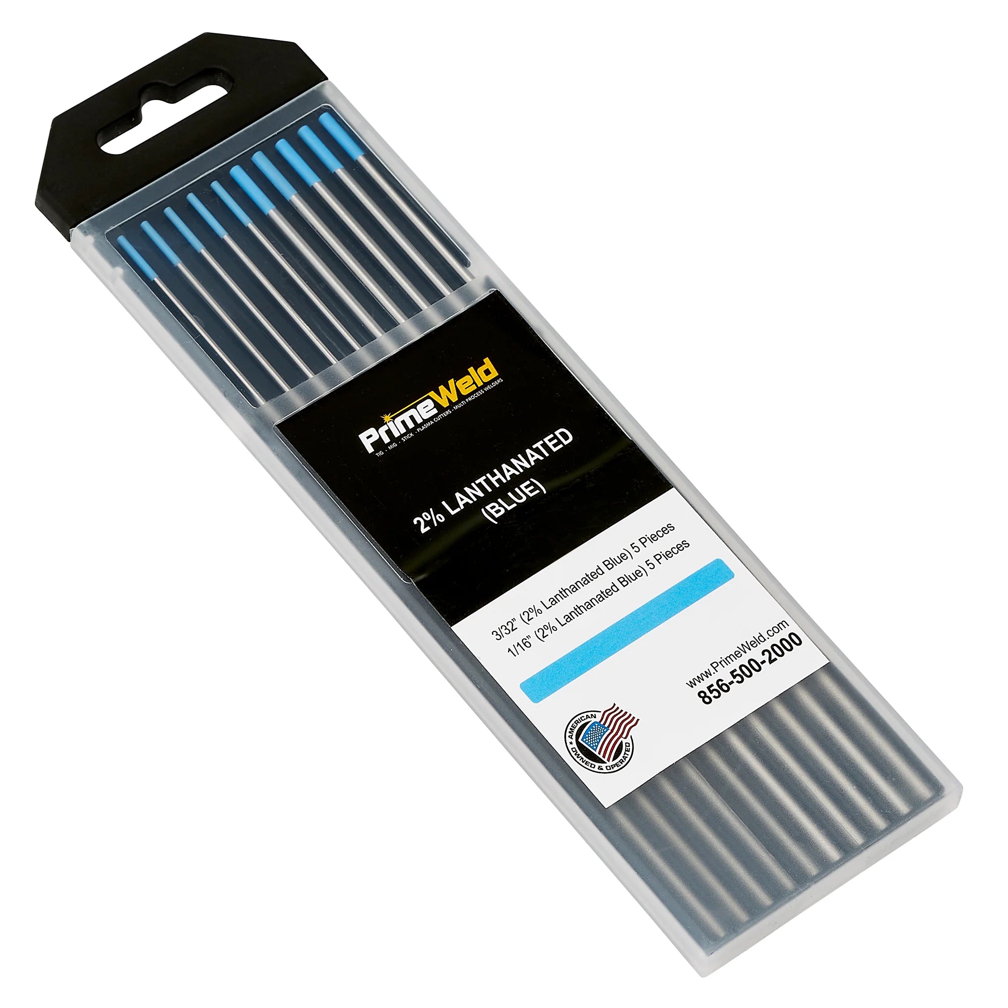 Primeweld 2% LANTHANATED TUNGSTEN BLUE WL20 3/32