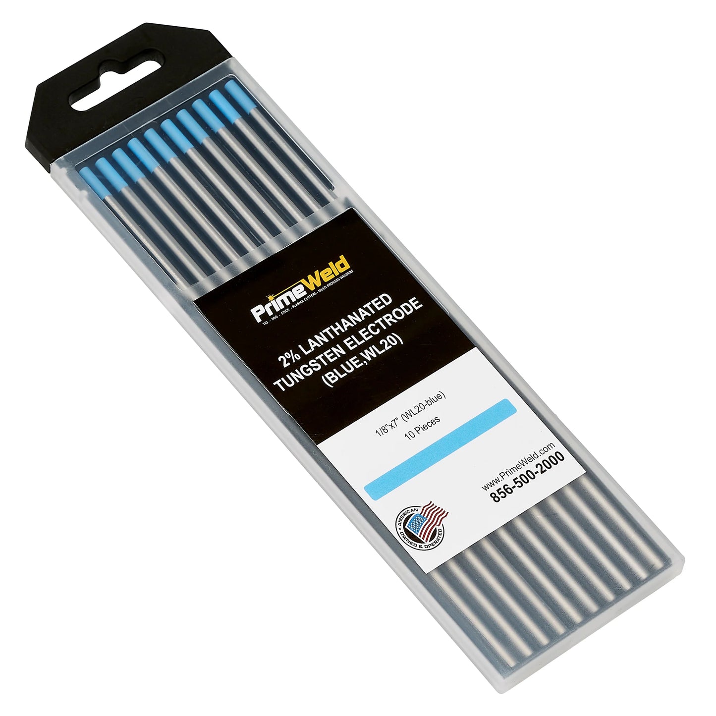 Primeweld 2% LANTHANATED TUNGSTEN BLUE WL20 3/32