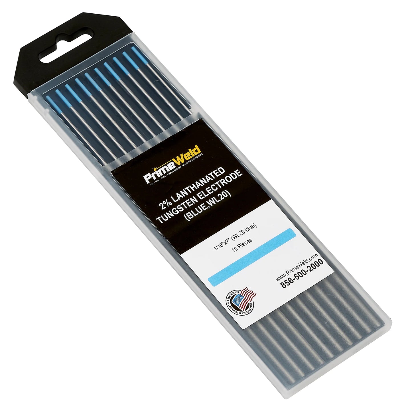 Primeweld 2% LANTHANATED TUNGSTEN BLUE WL20 3/32