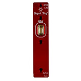 Red - Squi.Jig FPRS45 Standard Heel w/ Screws and Vial