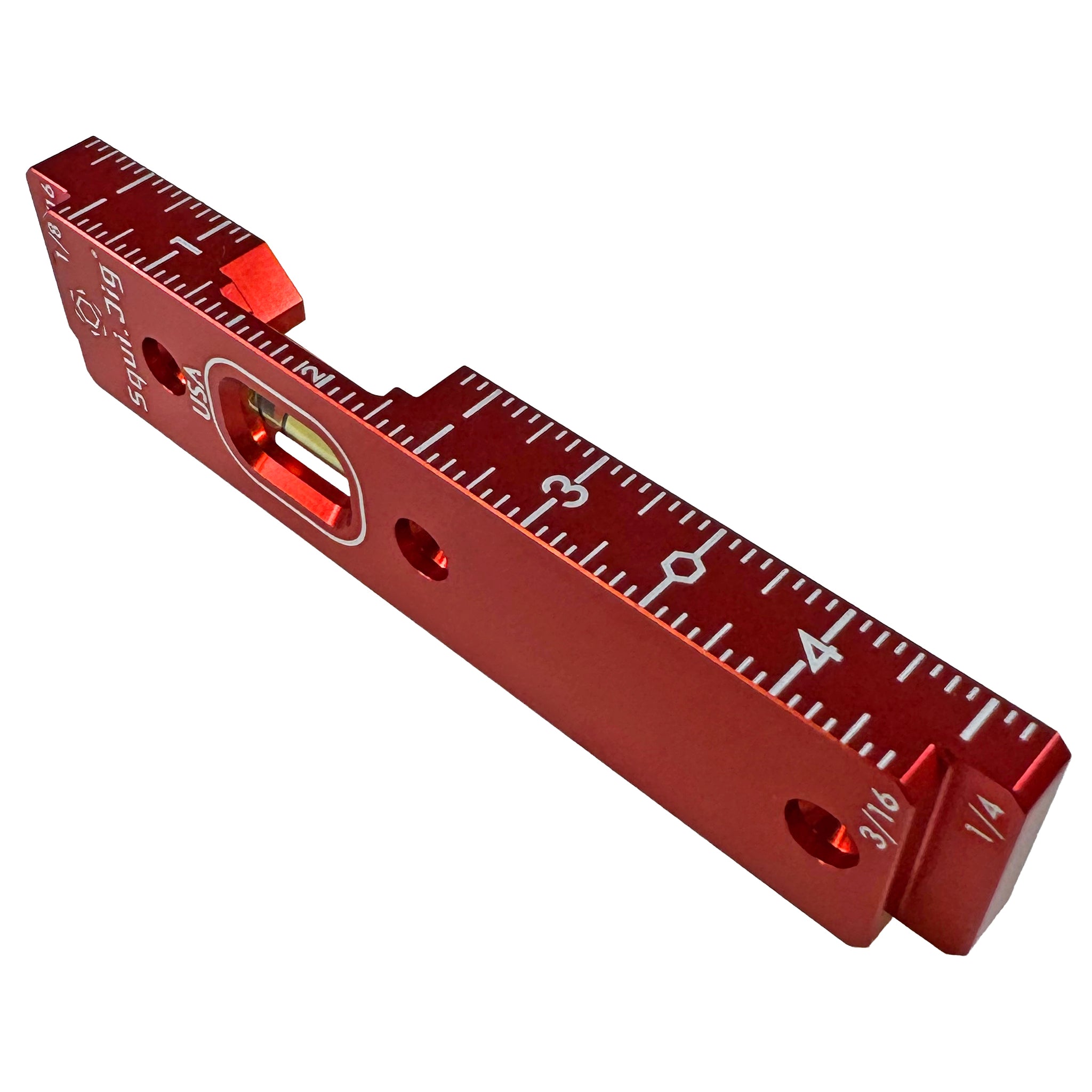 Red - Squi.Jig FPRS45 Standard Heel w/ Screws and Vial
