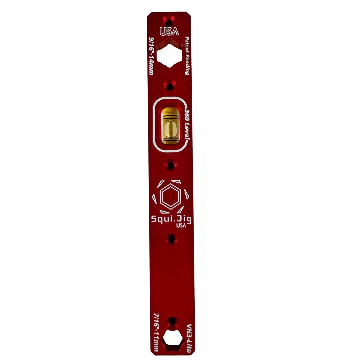Red - Squi.Jig FPRS75 Standard Heel w/ Screws and Vial