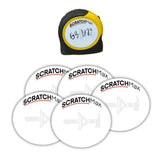 SCRATCHMax Erasable Tape Measure Note Pad