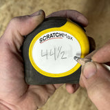 SCRATCHMax Erasable Tape Measure Note Pad