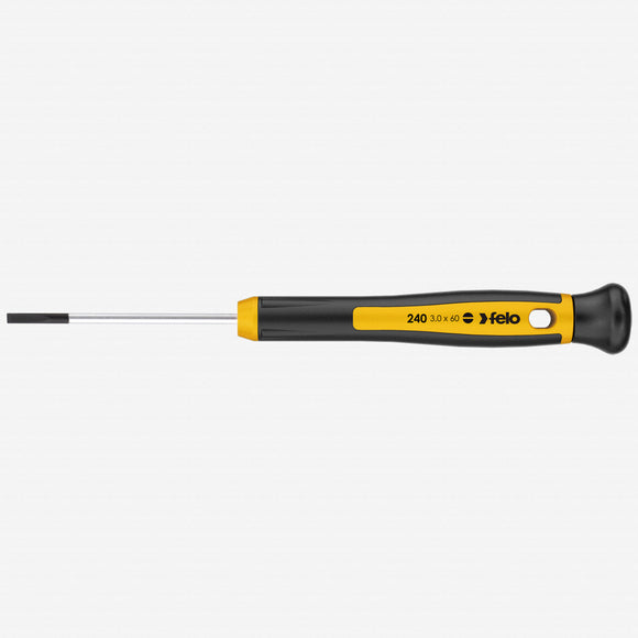 Felo 3 x 100mm Precision Slotted Screwdriver