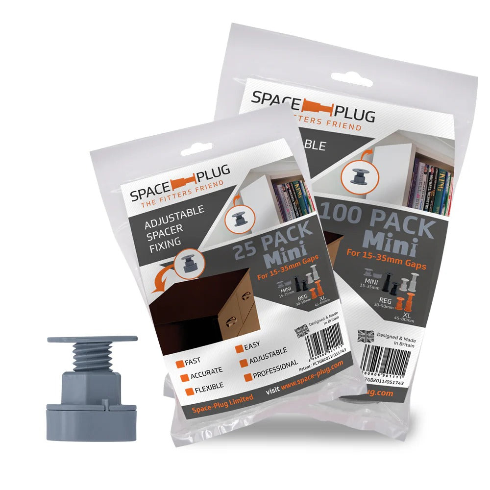 Space-Plug Mini – Cabinet Fixings for Shallow Voids