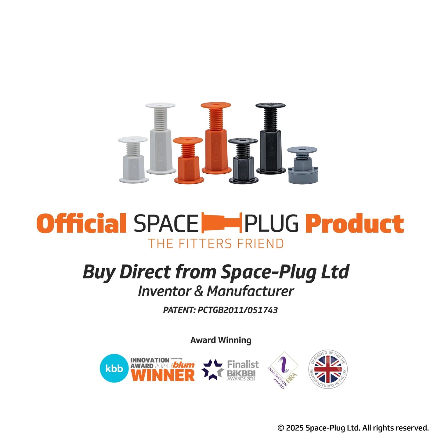 Space-Plug Regular – Adjustable Kitchen Cabinet Fixings
