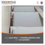 Space-Plug Regular – Adjustable Kitchen Cabinet Fixings