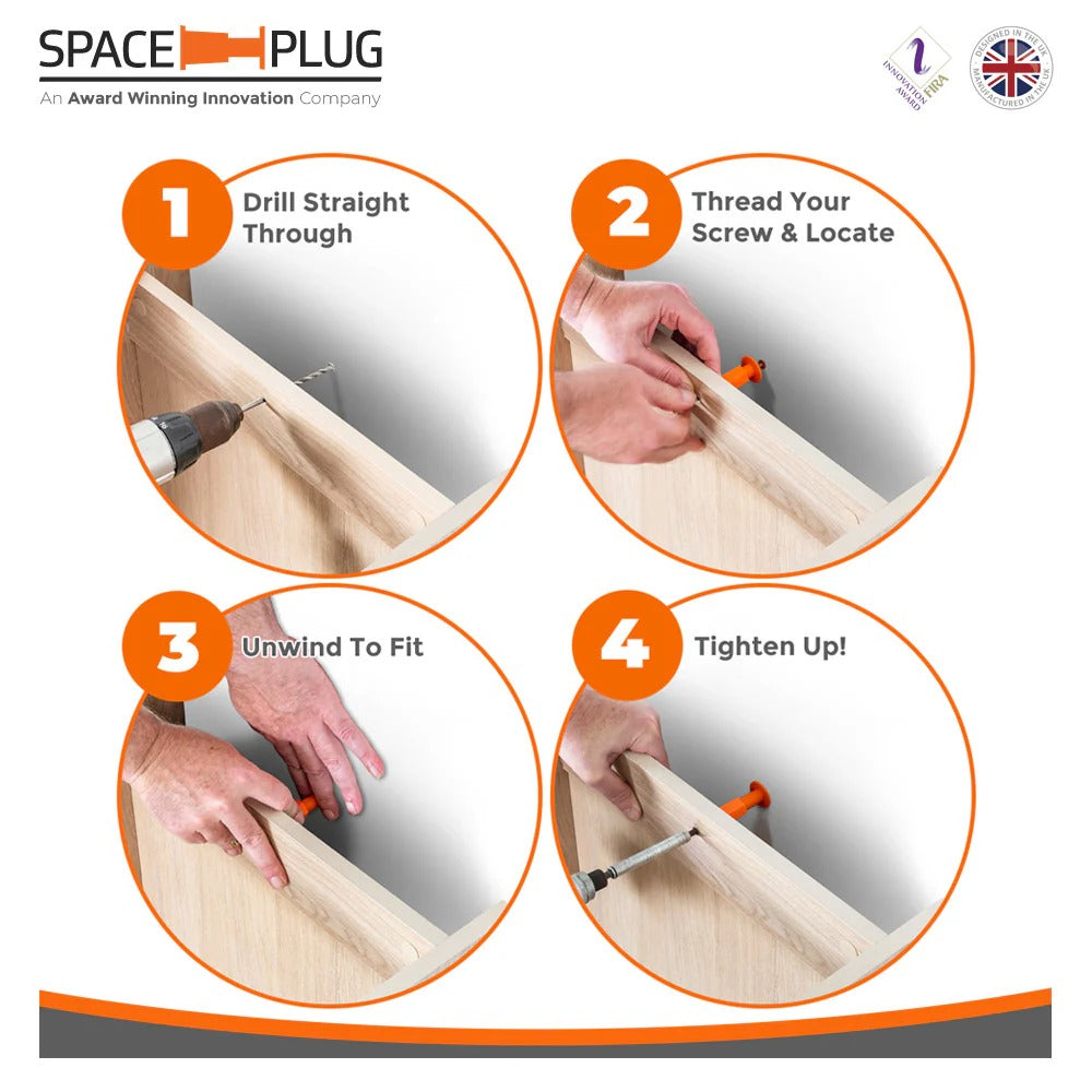 Space-Plug Regular – Adjustable Kitchen Cabinet Fixings