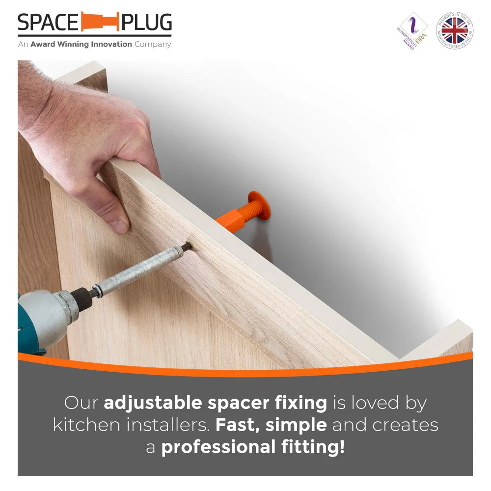 Space-Plug XL – Deep Void Cabinet Fixings for Kitchens