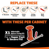 Space-Plug XL – Deep Void Cabinet Fixings for Kitchens