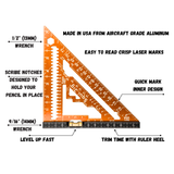 Squi.Jig Fusion 7.5 inch Pro Square - Orange