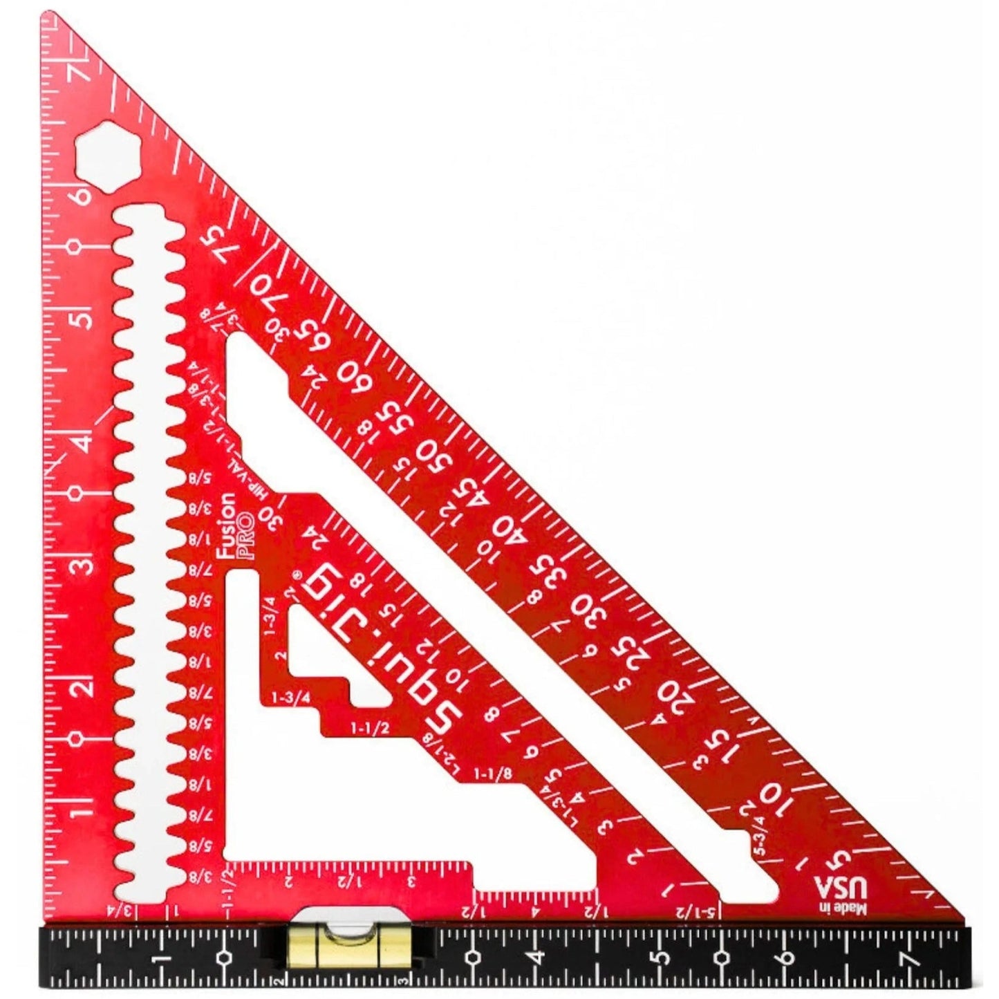 Squi.Jig Fusion Pro 7.5" Rafter Square with Level