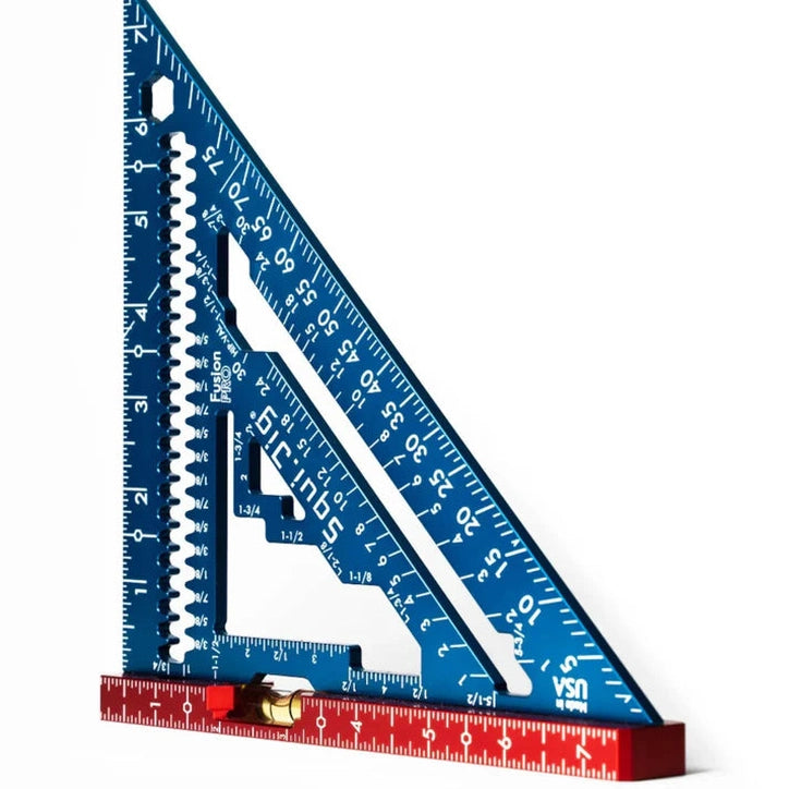 Squi.Jig Fusion Pro 7.5" Rafter Square with Level