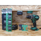 StealthMounts Battery Mounts for Metabo HPT, Hitachi 18v, & Hikoki 18v-36v