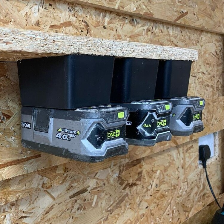 StealthMounts Battery Mounts for Ryobi 18v ONE+ Cordless Batteries