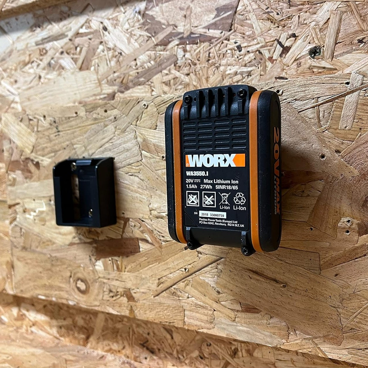 StealthMounts Battery Mounts for Worx 18v