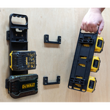 StealthMounts DeWalt 20V/60V Battery Holder Board with Handle