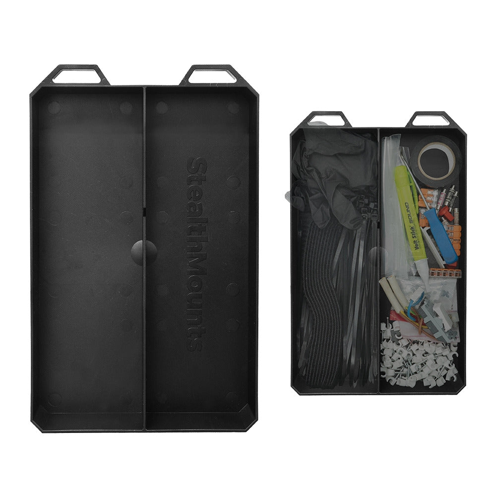 StealthMounts BLACK Double Compartment PacTray