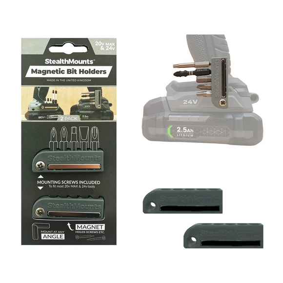 StealthMounts Magnetic Bit Holder for Flex 18v & 24v Tools