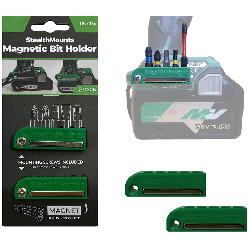 StealthMounts Magnetic Bit Holder for HIKOKI / Metabo HPT / Hitachi Tools