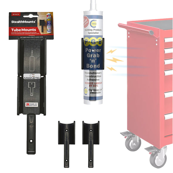 StealthMounts Magnetic Tube Holders 2 Pack