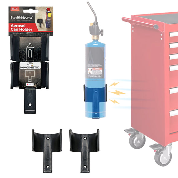 StealthMounts Magnetic Utility Torch Holder - 2 Pack