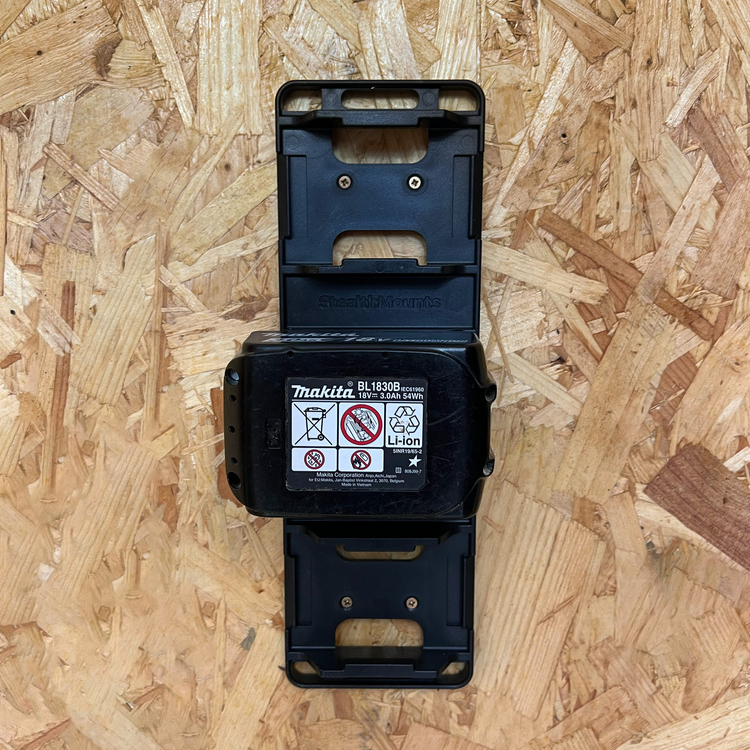 StealthMounts Makita 18v LXT Magnetic Battery Holder Board
