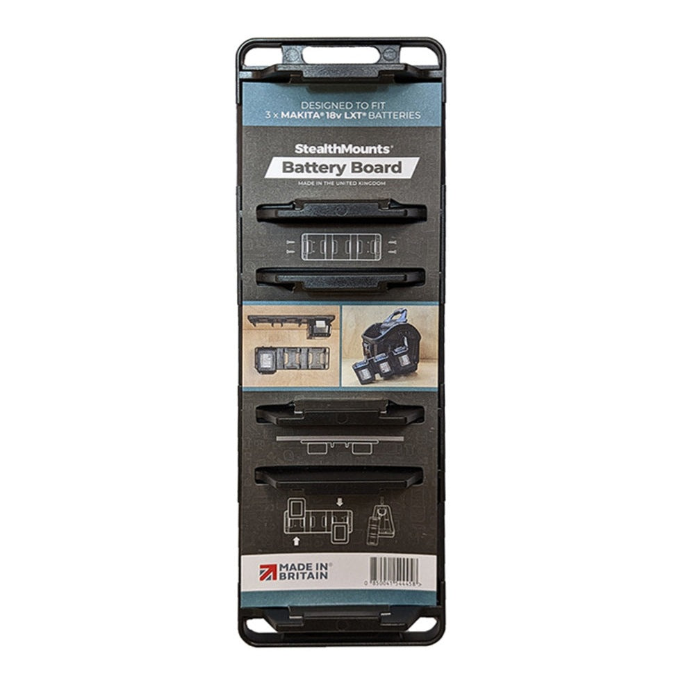StealthMounts Makita 18V Battery Holder Board