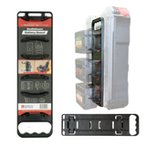 StealthMounts Milwaukee M18 Battery Holder Board with Handle and Packout Feet