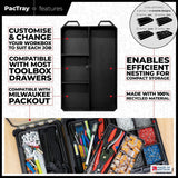 StealthMounts BLACK Quad Compartment PacTray