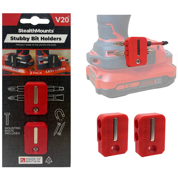StealthMounts Stubby Bit Holder for Craftsman Tools