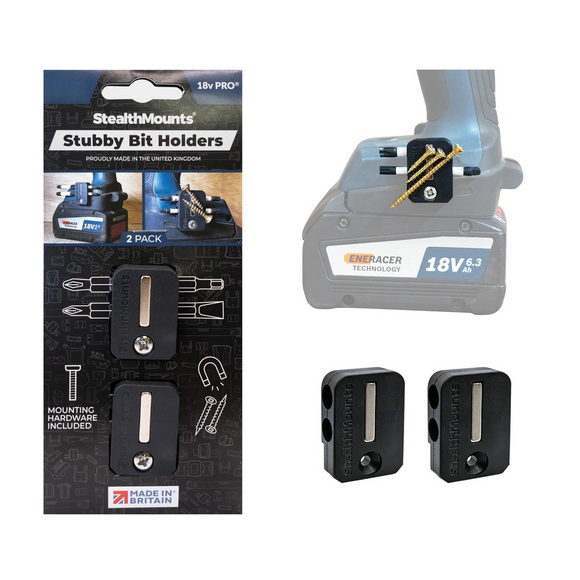 StealthMounts Stubby Magnetic Bit Holder for Bosch Tools