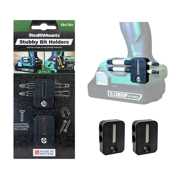 StealthMounts Stubby Magnetic Bit Holder for HIKOKI / Metabo HPT / Hitachi Tools