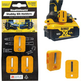 StealthMounts Stubby Magnetic Bit Holders for Dewalt XR & Flexvolt Tools